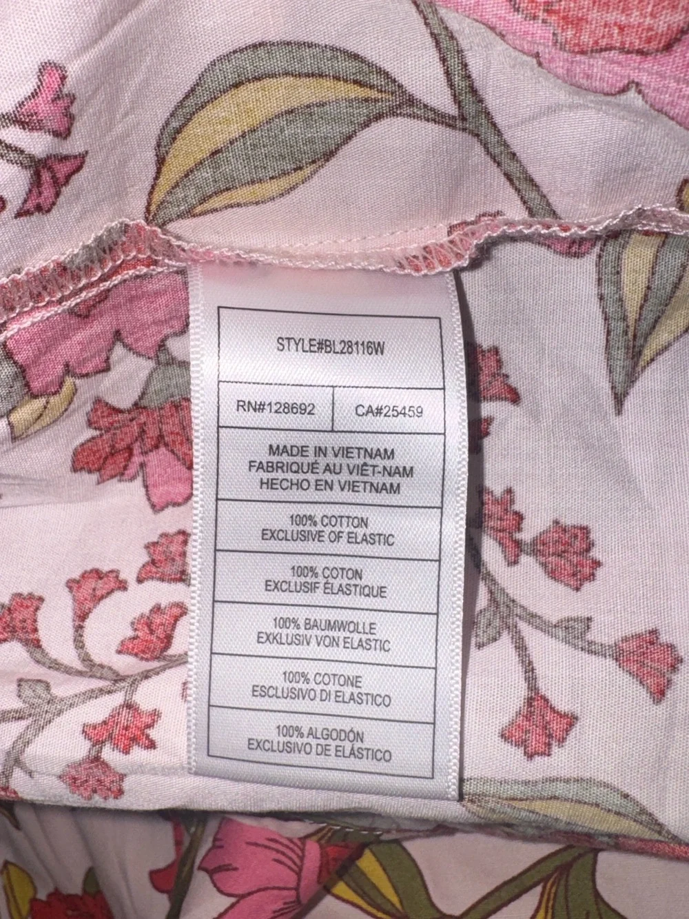 Steve Madden Floral Smocked Sundress | XXL | Pink Multi | Adjustable Straps